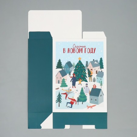 Folding box "New Year", 22 x 30 x 10 cm, new year-6