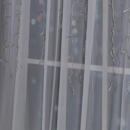 Garland "Curtain" 2 × 1.5 m, IP20, transparent thread, 360 LED, yellow glow, 8 modes, 220 V-3