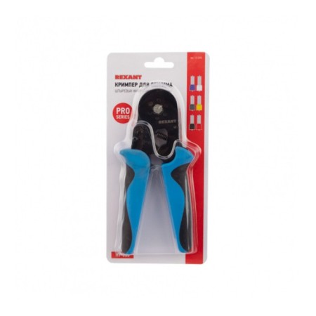 REXANT HT-866 Crimper, for squeezing pin tips, 0.08-6 mm², ratchet mechanism-4