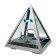AZZA PYRAMID L Black/silver case without ATX 6x120mm 2xusb3.0 Audio Bott PSU BP