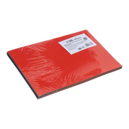 Cardboard of color A4, 40 sheets, 10 colors, calligrata, moped 190 g/m2-3