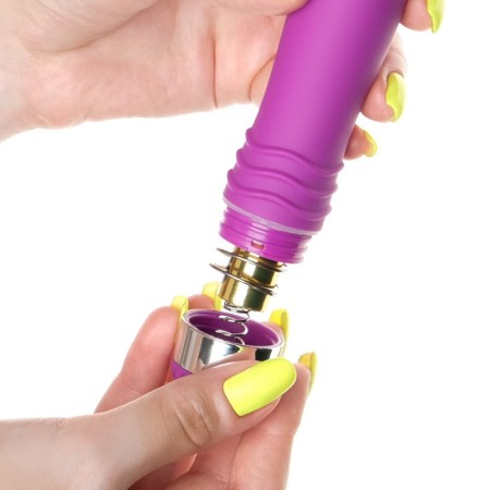 Sexy Friend vibrator, not a realistic, built -in vibrator, 17.5 x 2.9 cm, ABS, purple-4