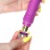 Sexy Friend vibrator, not a realistic, built -in vibrator, 17.5 x 2.9 cm, ABS, purple