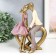 Souvenir Polystone "In love pair - a kiss on the heart" 9x17x22.5 cm