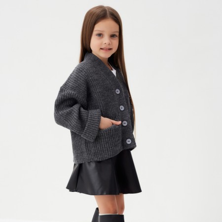 Cardigan Children's KAFTAN, size 36 (134-140 cm), gray-2