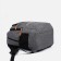 A backpack with a zipper, 2 external pockets, color gray color