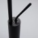 Bronze de Luxe 9015BR shell mixer, single -leaf, pour 200 mm, black/matte