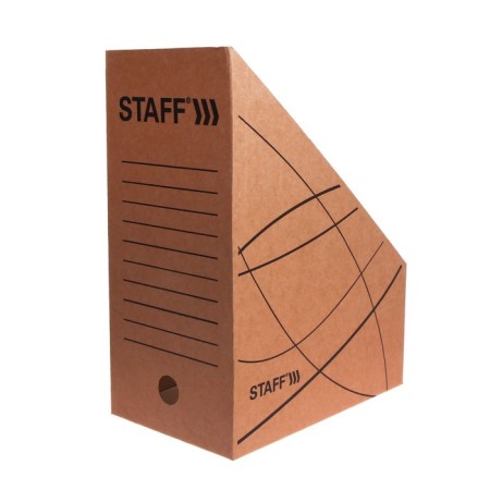 Documents drive, stack Staff, 150 mm, up to 1400 sheets, brown-3