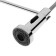 Kitchen mixer Zein Z3824, one -leaf, flexible surplus on the spring, aerator 2 mode, chrome