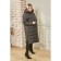Female coat, size 56, black color