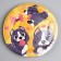 Disposable paper plate "puppy", 18 cm
