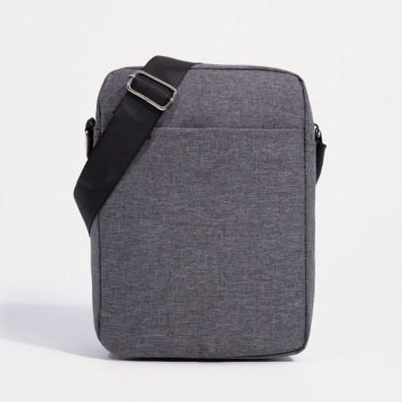 Male bag, gray color-3