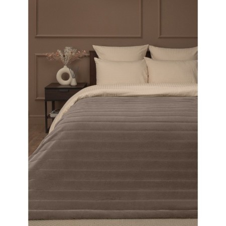 Texrepublic blanket, size 200x220 cm, brown color-1