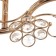 Henri chandelier 2x60W E27 Gold 43x25x23cm Ritter