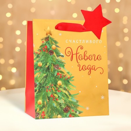 Gift Package "Happy New Year", Lux, 18 x 22.3 x 10 cm