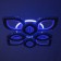 Causteen with PDU "Lucia" 8xLED 272W 3000-6000K RGB white 78x78x16cm
