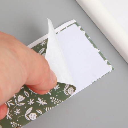 Sticker Paper Gratitude "Vedges and flowers" set of 50 pcs 10x5 cm-2