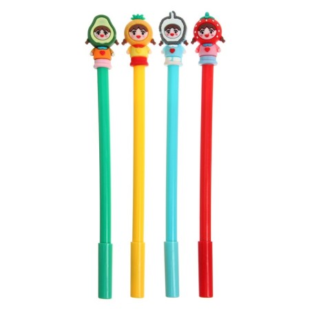 Pen - joke "fruits/vegetables/berries" gel, mix