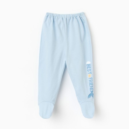 Sliders for a boy, blue color, height 68