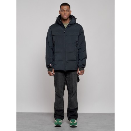 Winter ski skirmish male, size 50, dark blue color