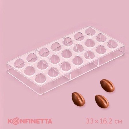 Konfinetta chocolate form "Chocolate Egg", 33 × 16.2 cm, 21 cells