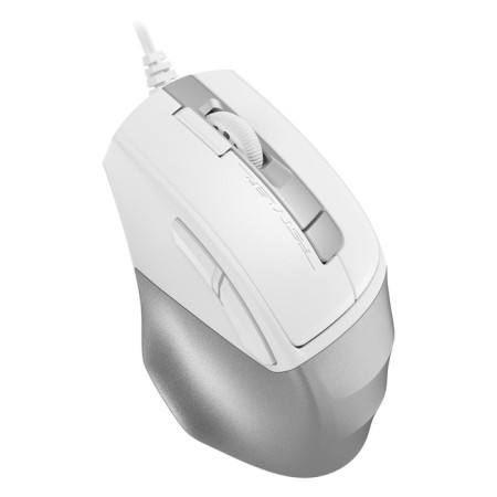 Mouse A4Tech FSTYLER FM45S Air White/optical silver (2400DPI) Silent USB (7but)-5