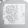 Plastic stencil "Dials" 13x14 cm