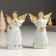 Souvenir Polystone "Faceless Angel with Heart/Star" Gold Mix 4x7.8x12.5 cm