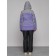 Ski jacket female winter, size 42, purple color