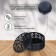 A spiral stand for mosquitoes, for incense, with a lid, metal, black, Greengo