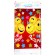 The single tablecloth "Congratulations", Smiles, Red, 180*137 cm
