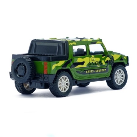 Metal “Army” machine, scale 1:43, inertia, mix-2