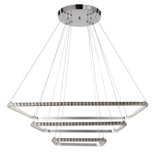Bayerlux 59913/3 LED 114W 4000K silver 71x71x2-82 cm