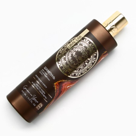 Hair shampoo with cedar butter and calendula extract, fortification and blues, 410 ml, Ural Lab-2