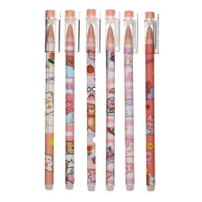 Gel pen 0.5mm rod blue building 