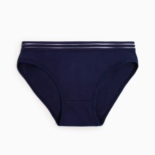 Panties female slips, dark blue color, rr 42-44