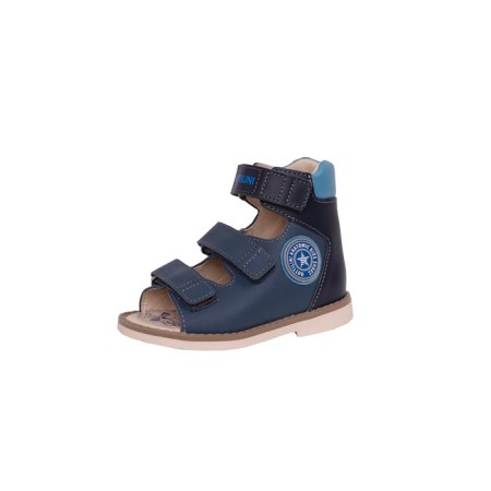 Baby sandals, size 32, jeans color-1