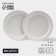 Magistro jarwah lausanne plates, d = 21.3 cm, dining, set 2 pcs, porcelain, gray