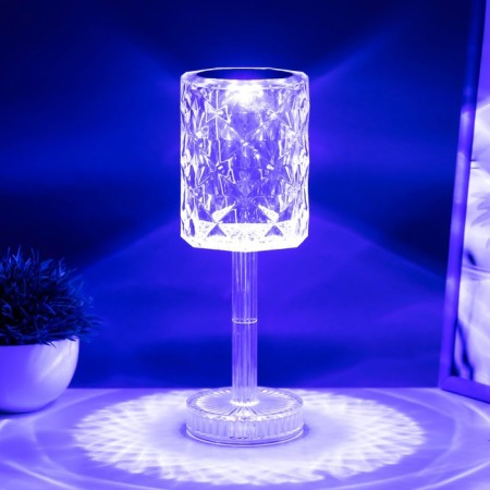 Table lamp with Alandi PDU LED 16 colors RGB touch USB 8.5x8.5x25 cm Risalux-6