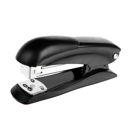 Stapler No. 24/6 and 26/6 Lamark Ulrich, black, metal case, built -in anti -stepler, bracket indicator, up to 20 sheets-6
