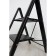 Leonardo ladder, 2 steps, black