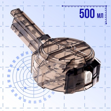 Glock water gun, works on the battery, 22 cm.-8