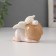 Souvenir Ceramics "Baby-Angel with a bow sleeps" 6x4x5 cm