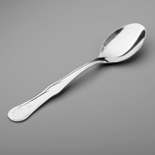 Tablespoon “Lyovushka”, h = 16 cm, thickness 1.2 mm, silver color