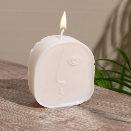 Picasso candle 7x2.5x8 cm, soy wax, MIX-1