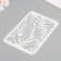 Plastic stencil "palm leaves", 16x24 cm
