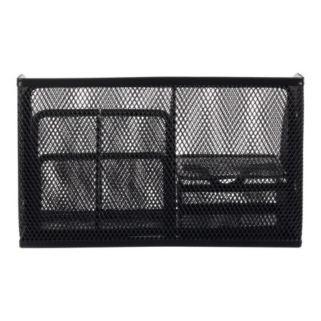 Chancellery trifle stand 7 departments, mesh metal, black-3