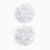 Outlet. Bant for hair on elastic band, white, 2 pieces, 7 cm, Minnie Mouse