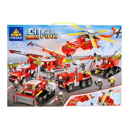 Designer Firefighters "Rescue Helicopter", shoots water, 352 parts-4
