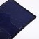 Cover for passport, dark blue color